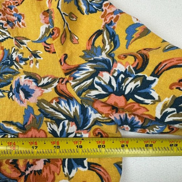 Y2K Brass Plum Nordstrom Floral Linen Blazer - Picture 5 of 8